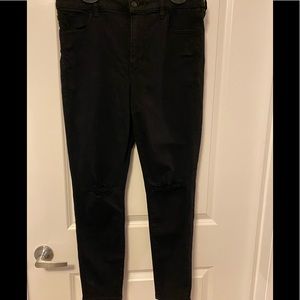 AE black skinny jeans